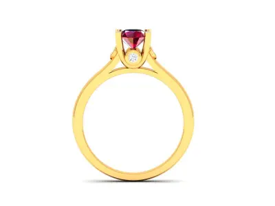 Women Ring  Render 3dm STL OBJ FBX Details 3D print model 48