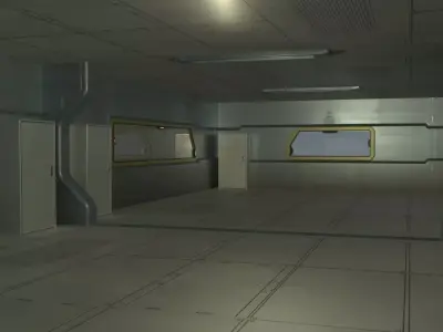 Space Colony Modular Pack Sci-Fi Buildings 3D model