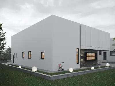 Modern house 06 Israel 3D model