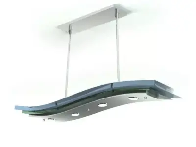 Ceiling Glass Lamp 3D model