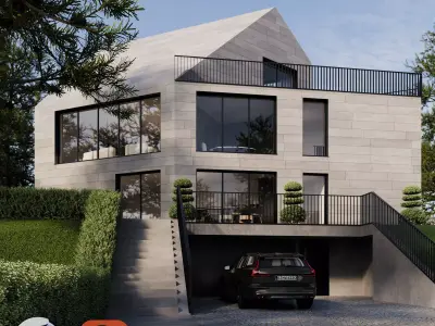 Modern villa - DAY VIEW 3D model