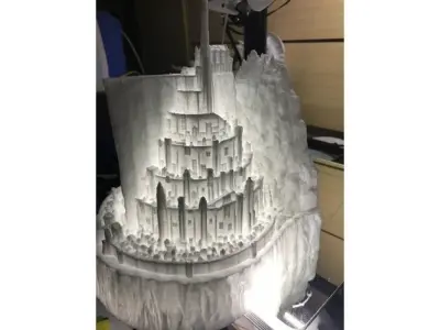 Minas Tirith Free 3D print model