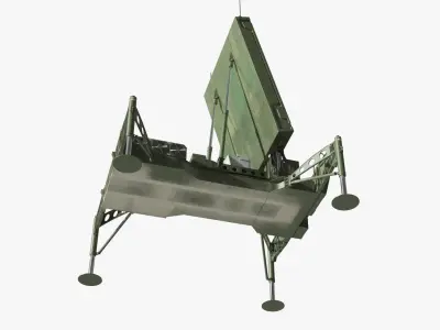  MEADS Deployed Surveillance Radar Platform Rigged 