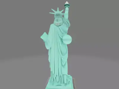 Statue of liberty 3D print model