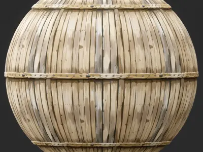 Stylized Wood Fence Seamless Texture  Texture