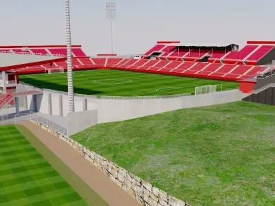 Estadi de Montilivi - Girona 3D model