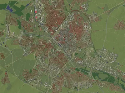 Reims France - city and urban