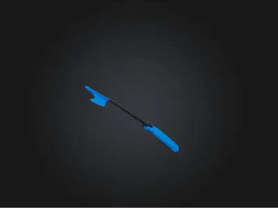 Window squeegee Low-poly 3D model