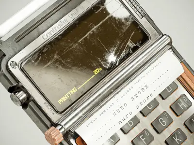 Sci-fi Controller V12 PBR Low-poly 3D model