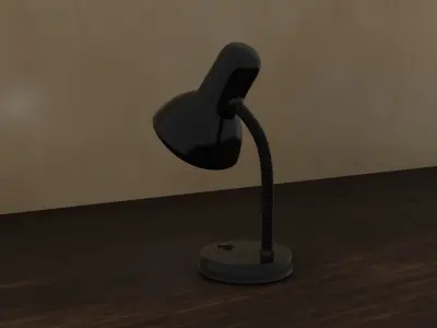 desk lamp Free 3D model Free low-poly 3D model