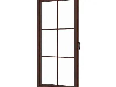 Wooden Window 11 3D model