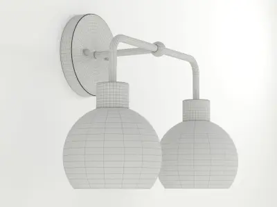 Shades of Light Young House Love Bubble Vanity Light 2 3D model