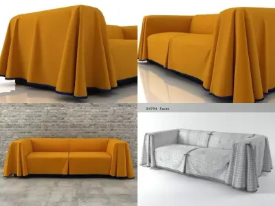 Cape sofa 3D model