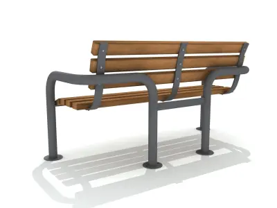 Outdoor Design Bench 10 3D model