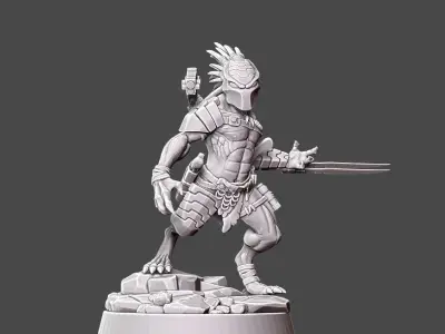 Predator - 35 mm scale 3D print model
