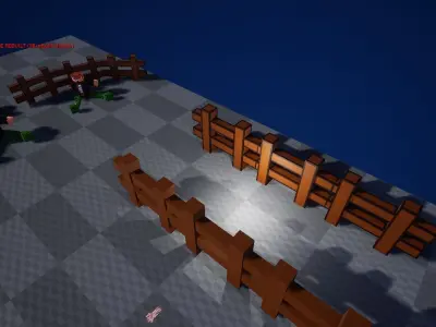 Horror Voxel Props 3D model