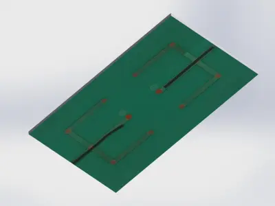 75V 220mA Solar Panel for LED Light Bottle Design Challenge 1 Free 3D model