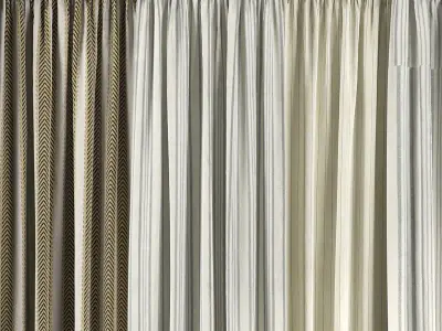 Curtain Set 54 3D model