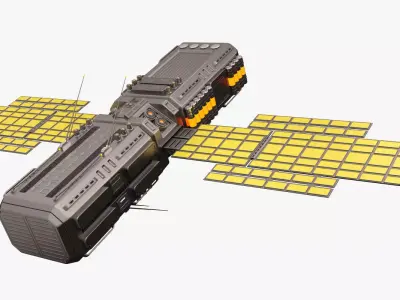 Sci Fi Satellite 04 3D model