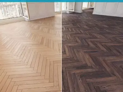 Herringbone parquet 32 WITHOUT PLUGINS 3D model