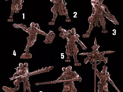 Kill Squad - Scarbinders 3D print model