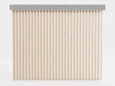 Office Blinds - Vertical Window Shading System 3D model