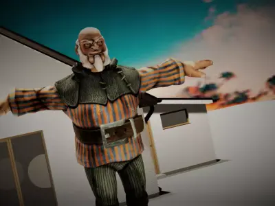 HORROR HOUSE  Low-poly 3D model