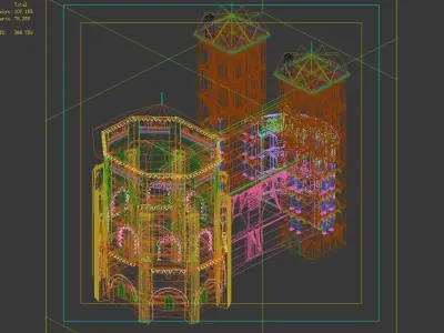 Different dimension - architecture - architecture 13 3D model