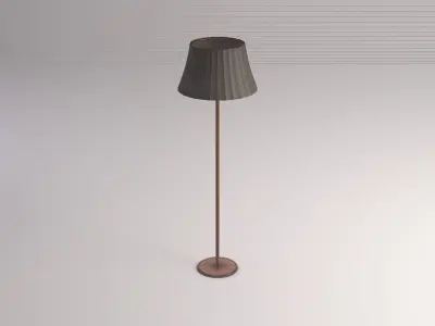 FLOOR LAMP---Folded lampshade 3D model