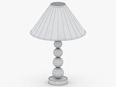 1372 - Table Lamp Low-poly 3D model