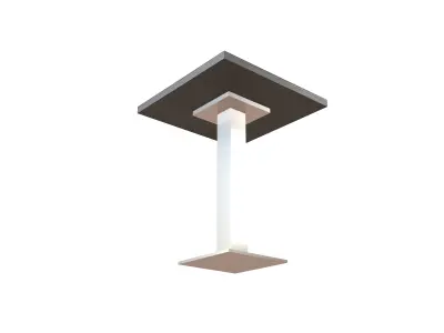 Bar Table v1 002 Low-poly 3D model