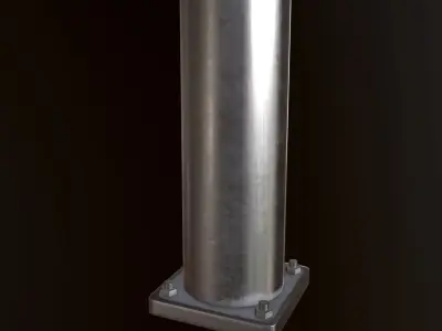 Street Light - PBR Game Ready Low-poly 3D model