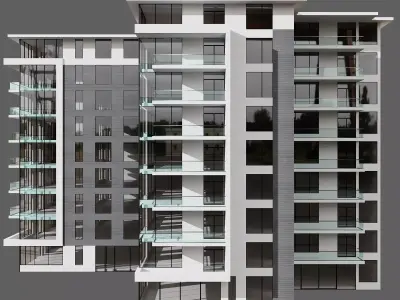 RESIDENTIAL BUILDING NO101 A 3D model