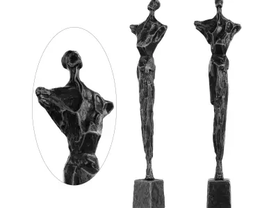 Academy Award Oscar Statue - Home decor 3D model