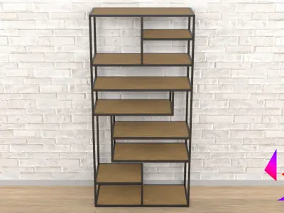 Floor shelf Free 3D model