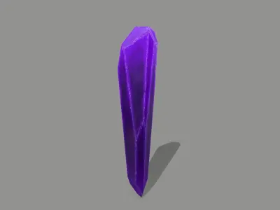 Crystal Set Low-poly 3D model