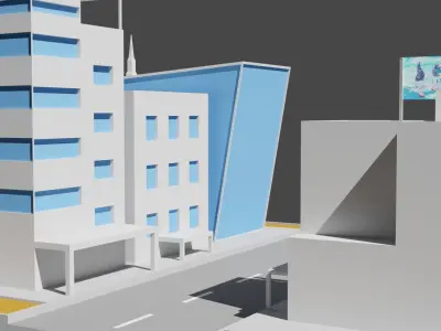 MIniature Town 3D model