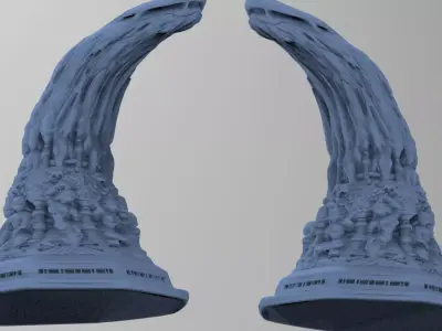 Arch stone  3D model