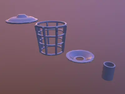 DND Lamp 3D print model