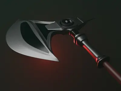 Great Axe - Legendary Battleaxe Conquerest 3D model