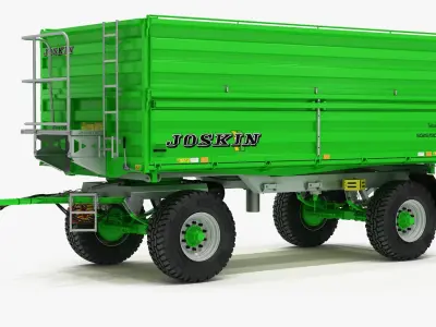  Tractor Utility with Front Loader and Tipping Trailer 