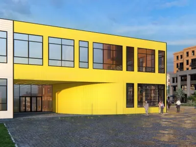 3D model of a sports school 3D model