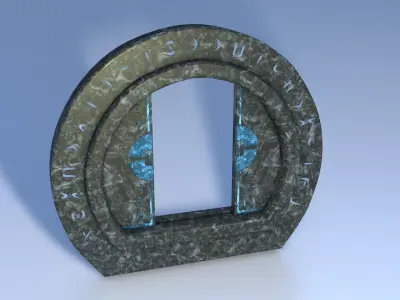 Chamber Outside Door Free 3D model