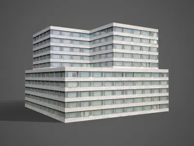 3D Building Bundle 3D model