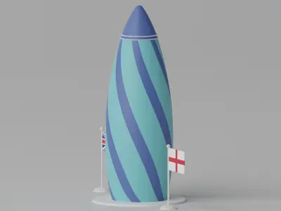 The Gherkin 30 St Mary Axe London 3D model