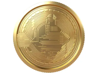 Bitcoin v7 009 3D model