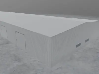 EDDB Storage 4 Low-poly 3D model