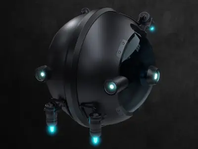 Sci-fi Drone 3D model