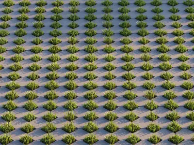 Eco paving stone 01 3D model