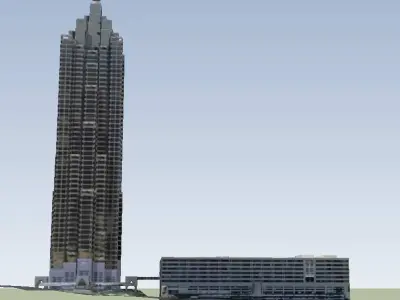 Atlanta Suntrust Plaza 3D model
